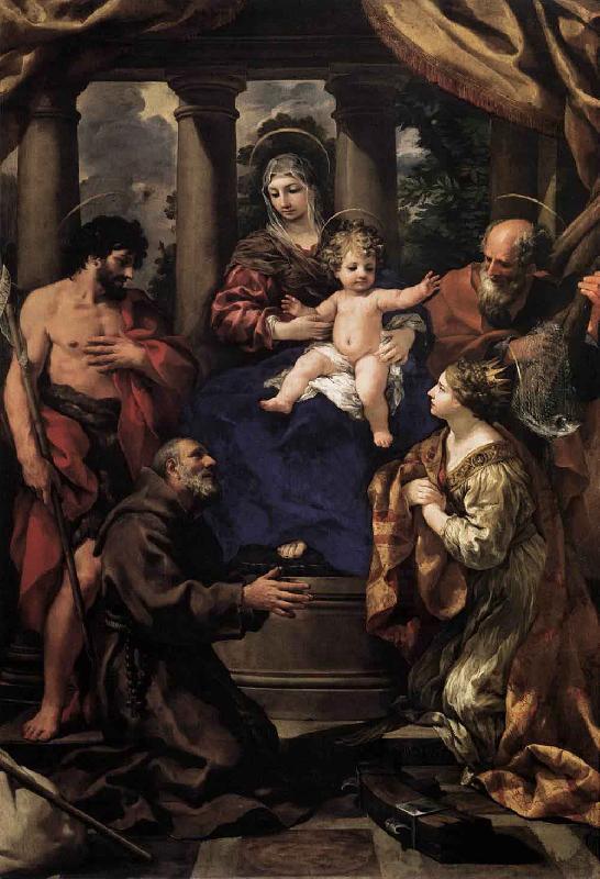 Pietro da Cortona Virgin and Child with Saints Germany oil painting art